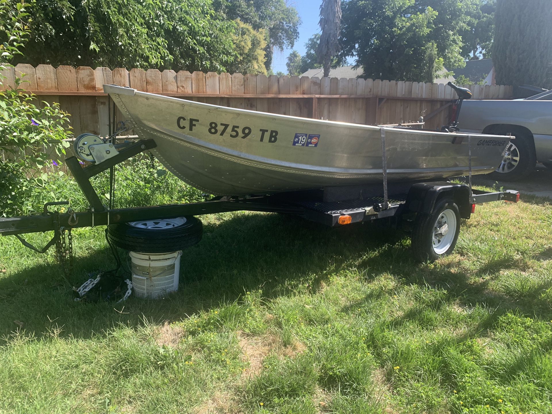 Sears 12ft aluminum V boat for Sale in Hayward, CA - OfferUp