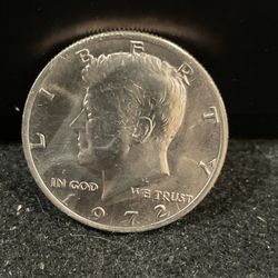 1972 P Gem Uncirculated Kennedy Half Dollar604 