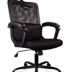 Study/Work From Home?? High Back Ergonomic Mesh Office Chair with Padded Armrest - $20 Savings!