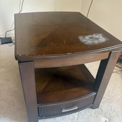 Brown Wooden Coffee Table - NEED GONE ASAP