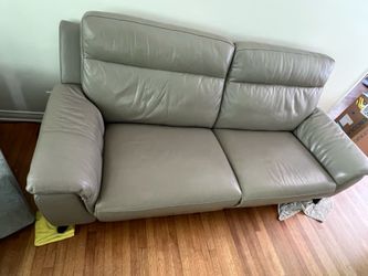 Leather reclining Sofa and Recliner Chair
