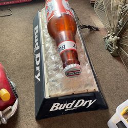 Bud Dry Pool Table Light 
