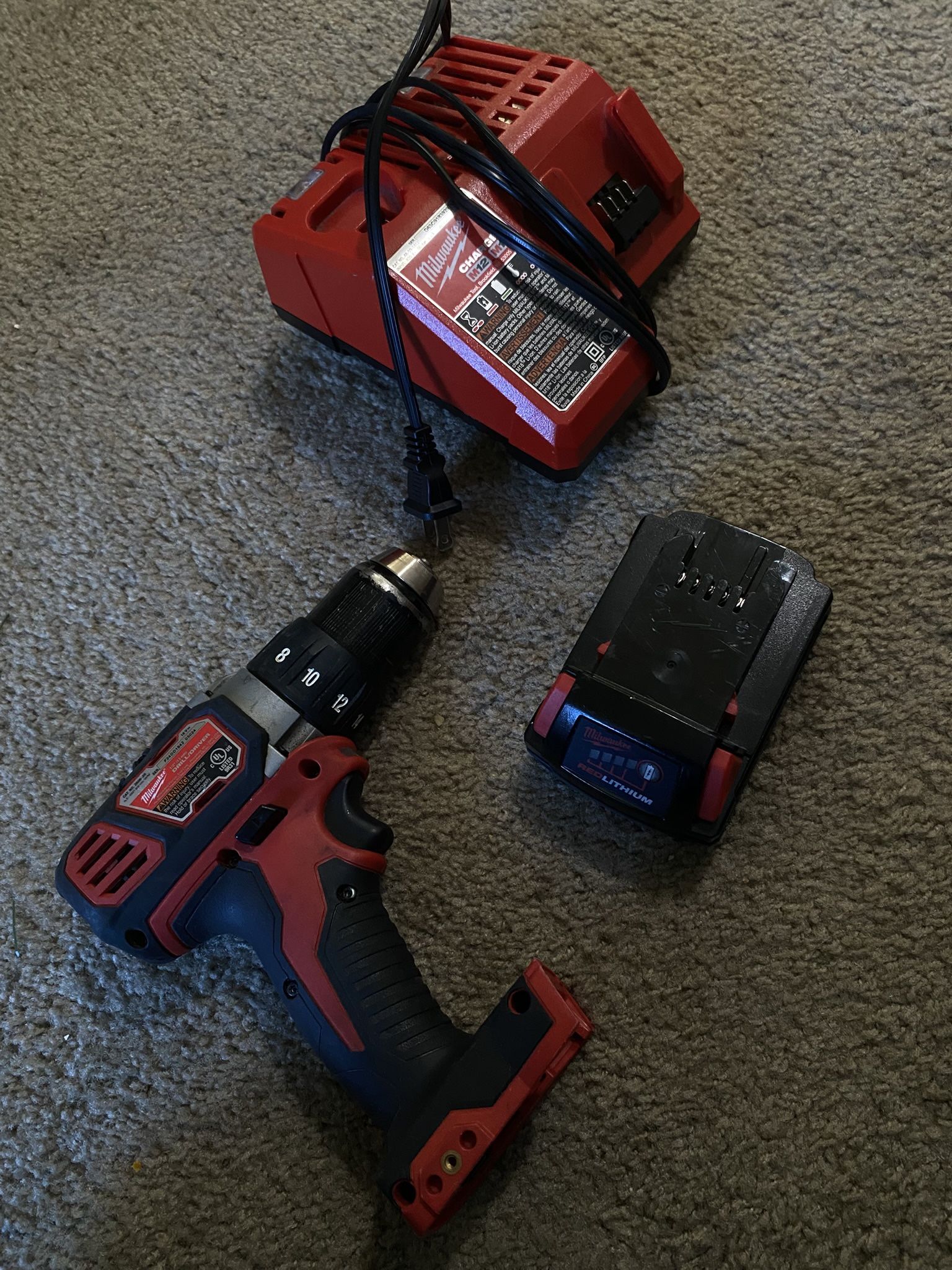 Milwaukee Drill With Battery