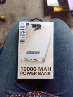 Trend Zone 10000 mAh Power Bank- New, In Box
