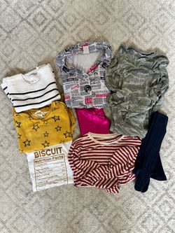 Abercrombie kids, H&M, cat, and Jack clothing bundle size 8