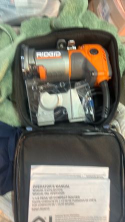 1 1/2 HP Rigid palm router