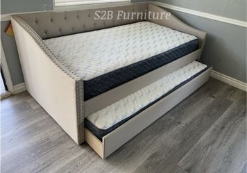 Twintwinn Size Light Brown Dayb3d W Orthopedic Matres!!!+