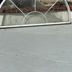 Dual Glazed Aluminum Window , 3’ High , 6 Feet In Diameter