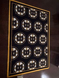 Boston Bruins NHL Area Rug