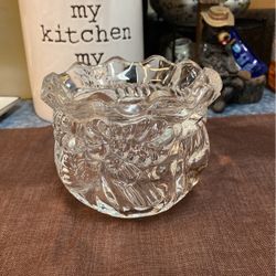 Crystal Candy Dish .