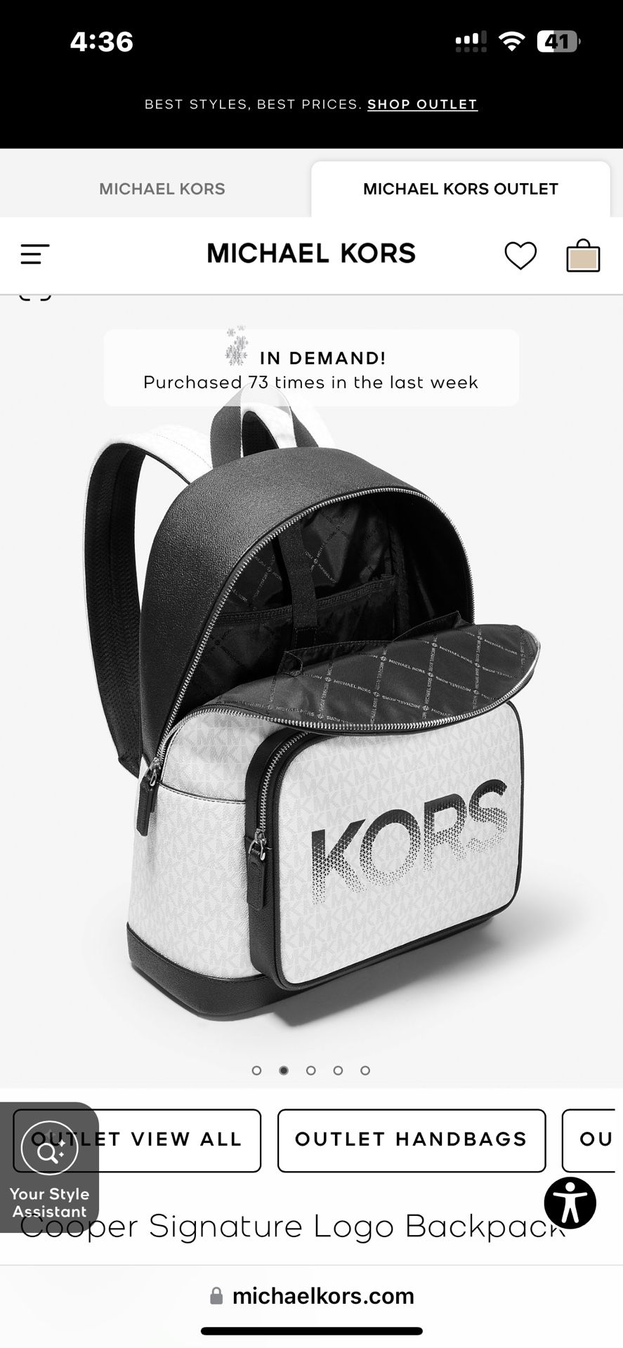 Michael Kors Backpack