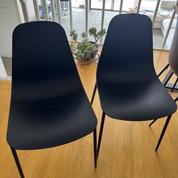 Black Dining Chairs (6) - Article 