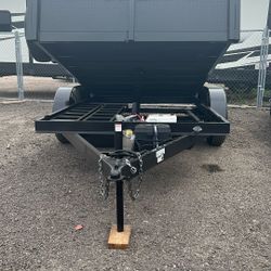 2026 Black Polestar Bc 12x2 Dump Trailer 