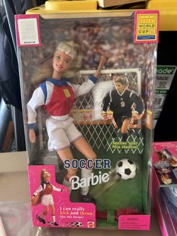 Vintage Soccer Barbie Unopened