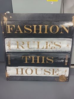 Fashion Rules This House By Z Gallerie - Good Condition