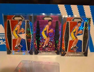 2017-18 Panini Prizm Fast Break Lonzo Ball RC Purple /75 #289 Lonzo Ball RC ROOKIE #289 Lakers lot