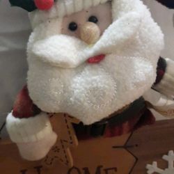 Dan Dee Holiday Country Santa Welcome Sign Christmas 🎄