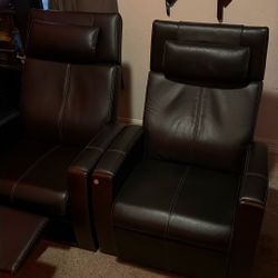 Leather Powered Recliners