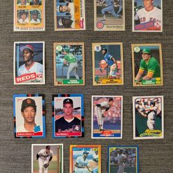 1970s 1980s 1990s Baseball ROOKIE Hall of Fame Superstar Baseball Card Lot 15 DIFFERENT Clemens