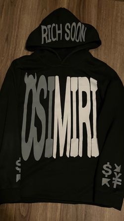 Osimiri Rich Soon Black Graphic Hoodie