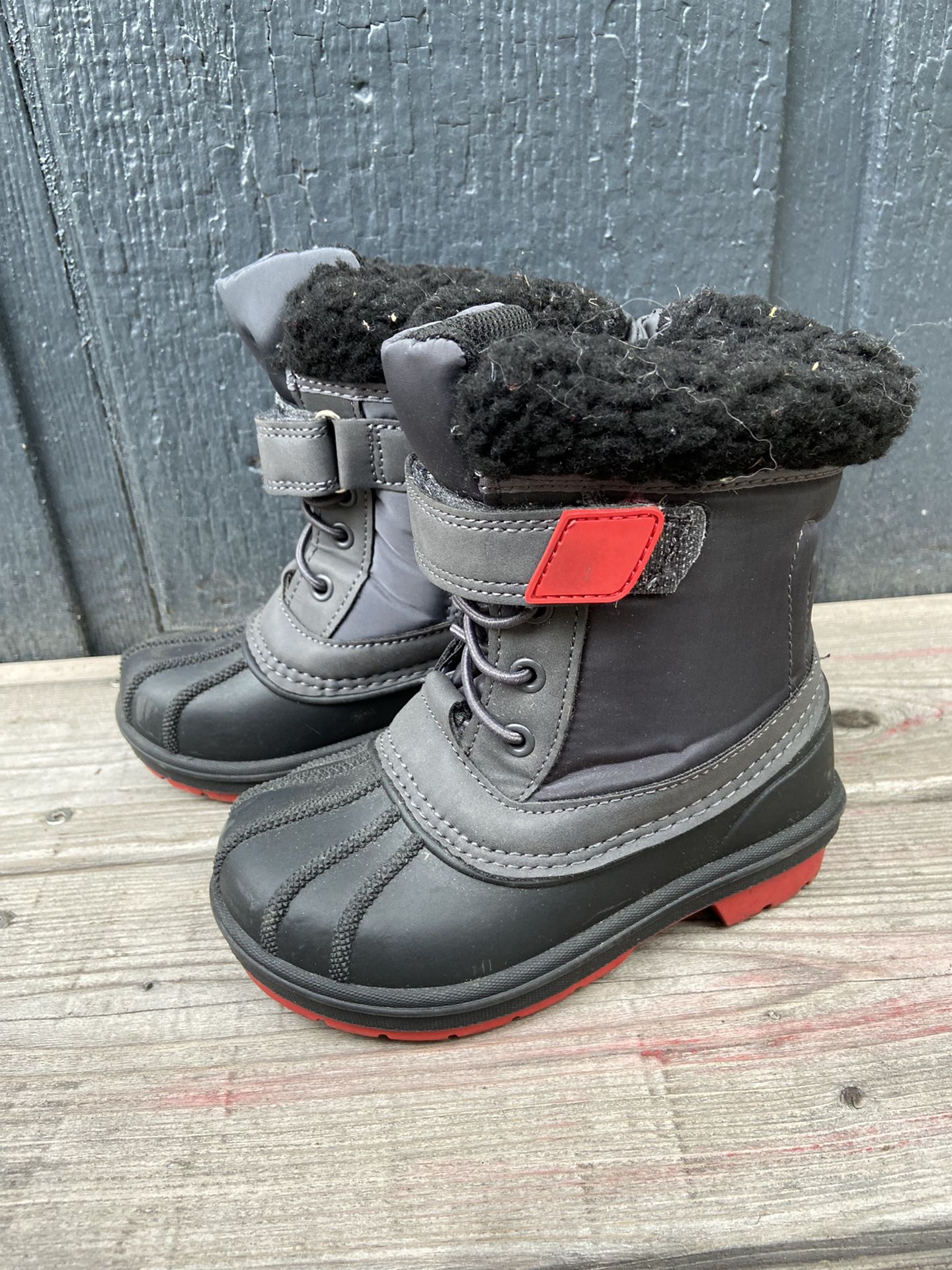 Toddler Cat & Jack Snow Boots Size 8