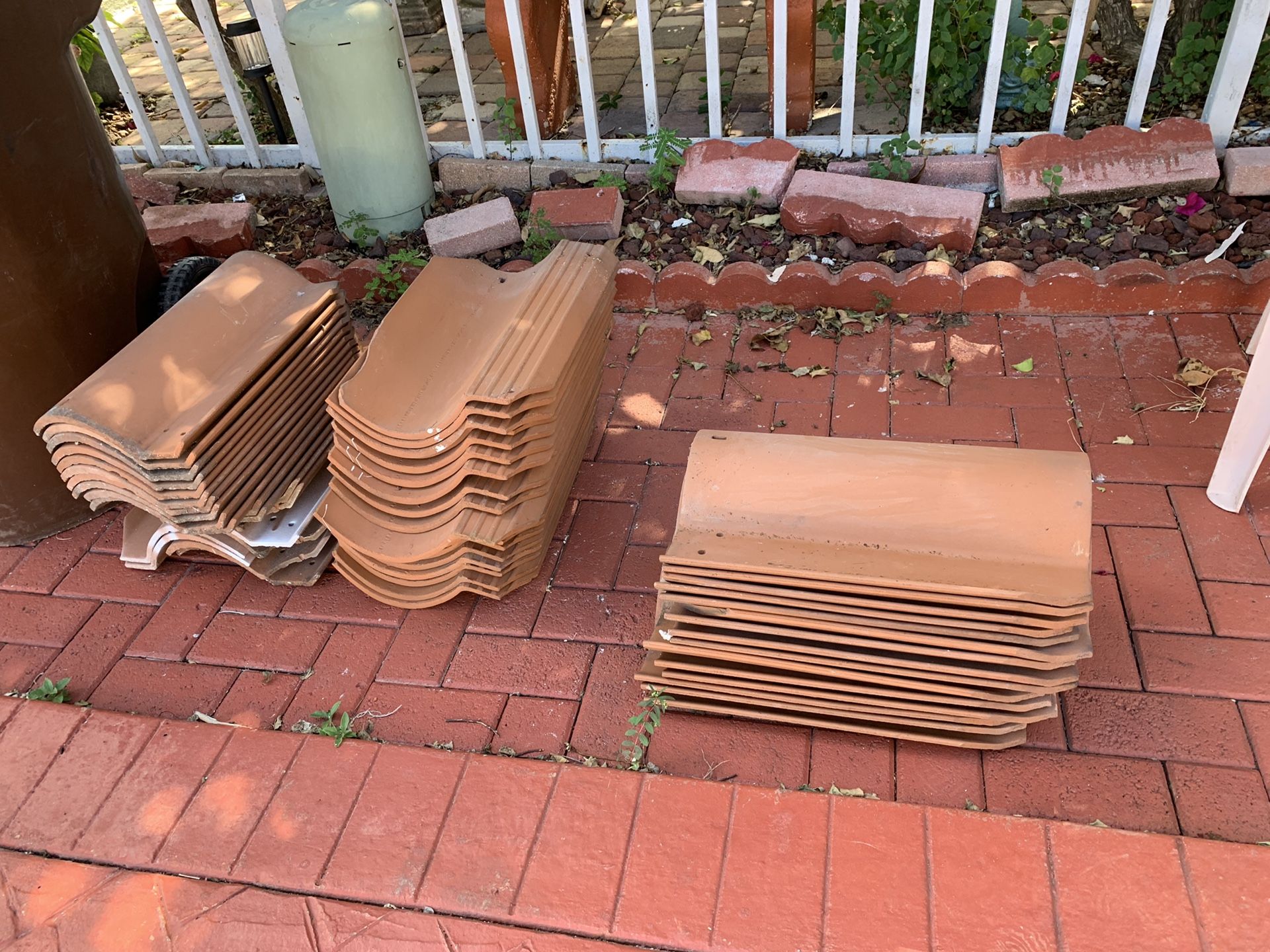 Roof terra cotta tiles..free