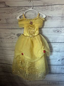 Girls Princess Belle dress from Disney store size 5/6