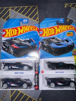 Hot Wheels Bugatti Bolide Lot Of 4