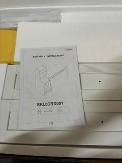 60" Computer Desk with Drawers & Bookshelves, Home Office Desk with Storage Cabinet & Spacious Desktop, Writing Gaming Study Table with Bookcase, Whit