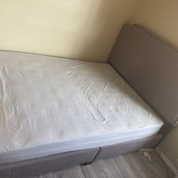 Double bed with mattress