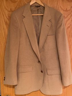 Vintage Bill Blass Camel Hair Sport Jacket 44L
