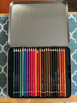 ARTEZA 72 Watercolor Pencils, Water Colored Pencils Set in Tin Box for Artists