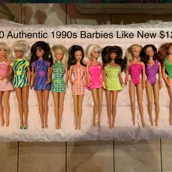 Barbies - Like New! 