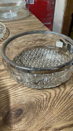 Bowl With Sterling Silver Rim