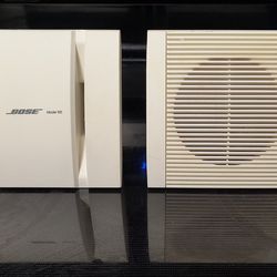 Bose Model 100 Wired Satellite Home Stereo Speakers (White) For Sale!!!