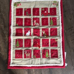 Pottery Barn Kids Christmas Wall Advent Calendar 