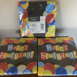 Hallmark party express Happy Birthday Napkins Serviettes (only $6 to get 48)