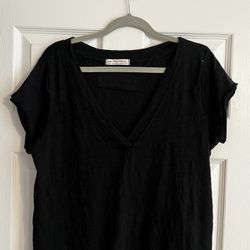 Free People Women’s Small Black Tee
