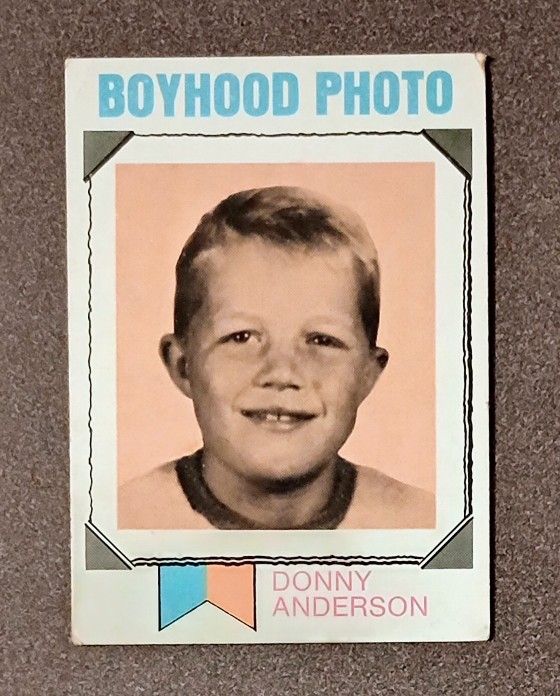 1973 Topps Donny Anderson St Louis Cardinals #265 Boyhood Photo Hall Of Fame Football Card Vintage Collectible Sports NFL
