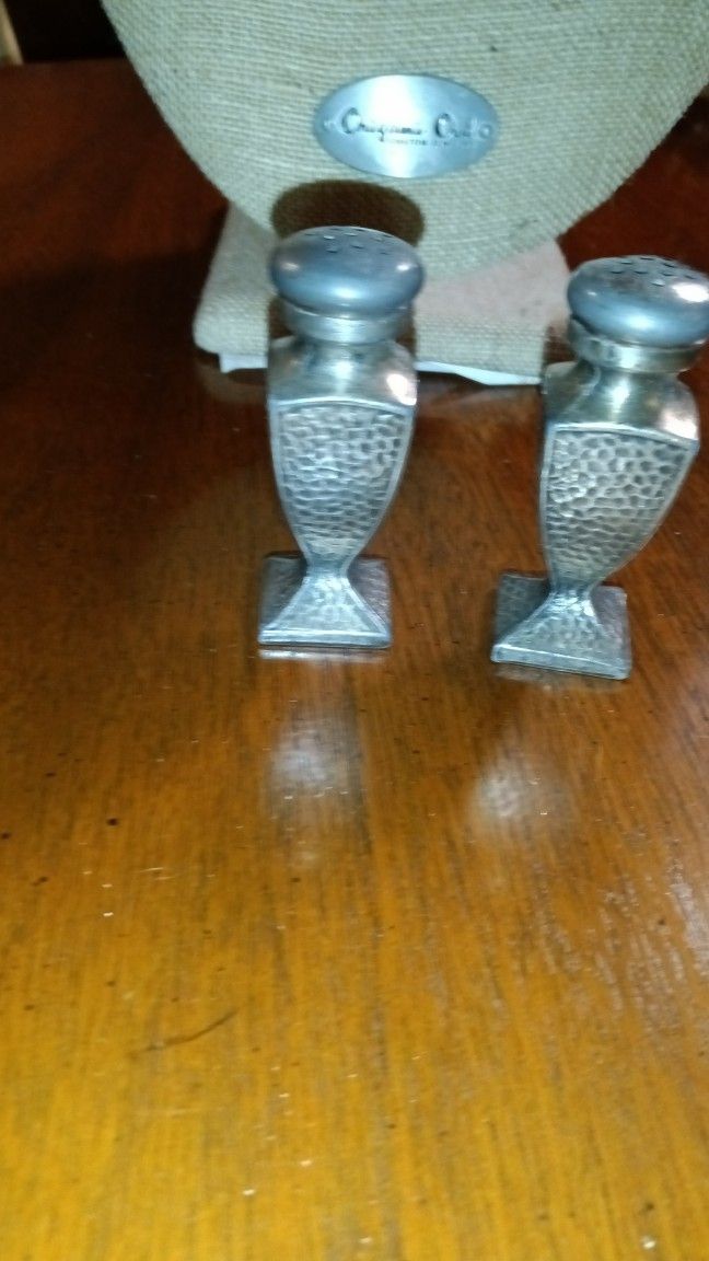 Antique Salt & Pepper Shakers B.M. 96 Marked