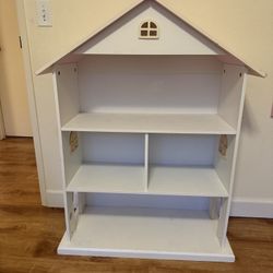 Large Wooden Barbie-Size Dollhouse 
