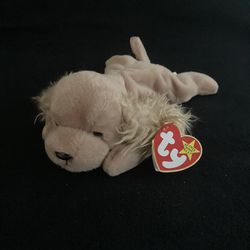 Ty Beanie Baby "Spunky" Cocker Spaniel Dog Collectable With Tag