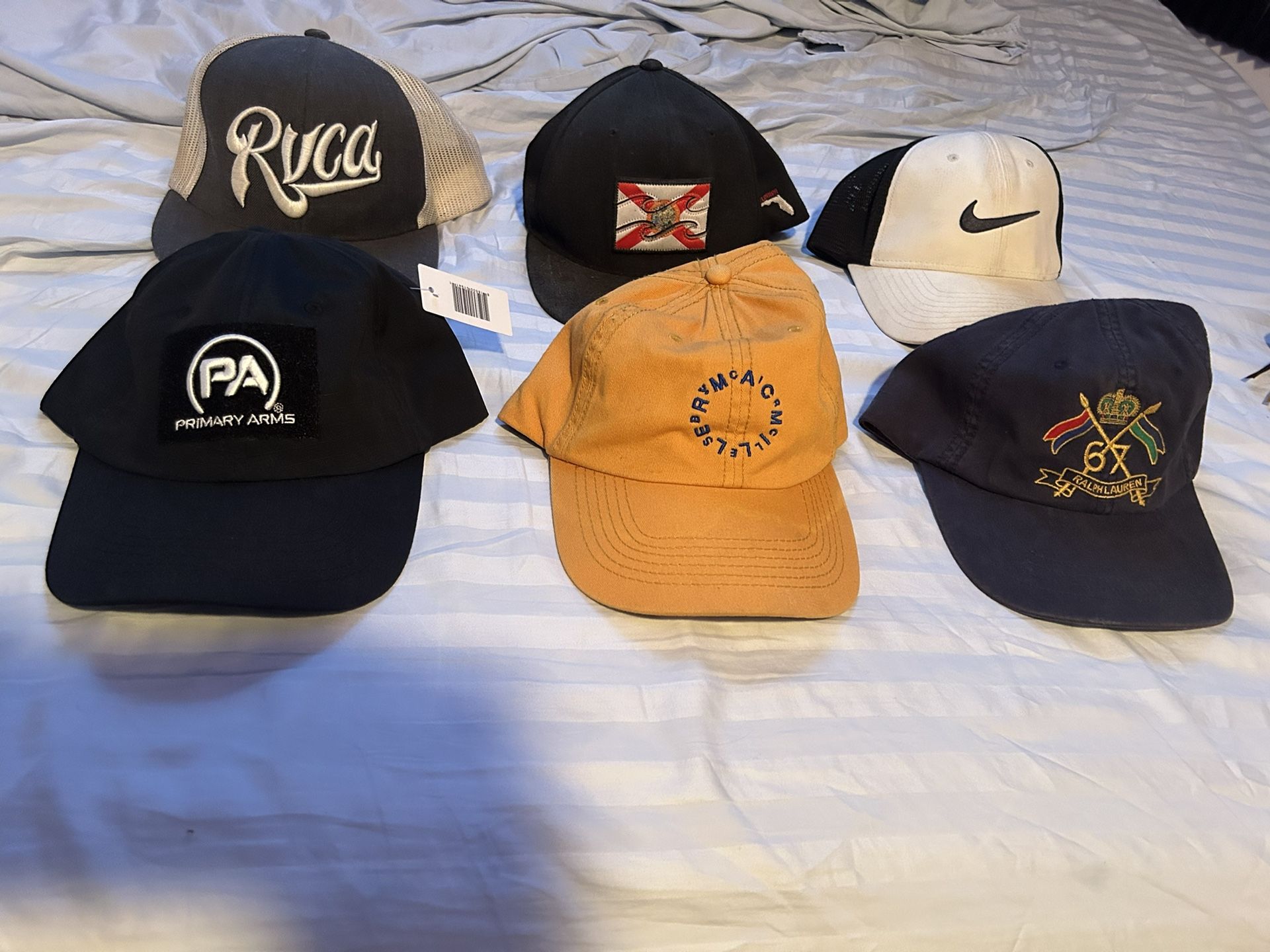 Hats. Prices In Description.