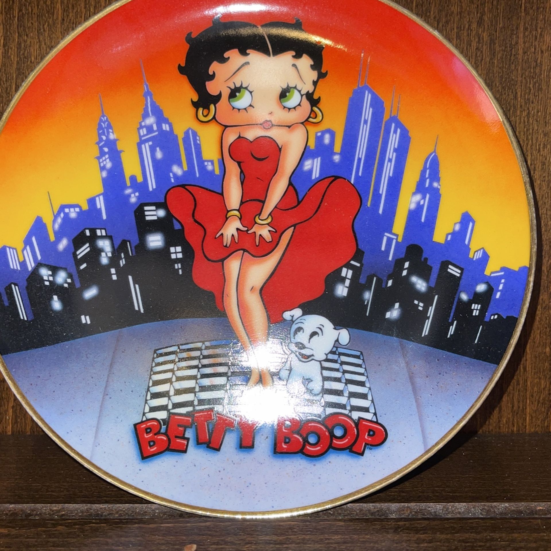 Betty Boop Collectors Plate