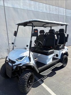 FULLY STREET LEGAL! 2027 Activ EV Pulse 4-Forward Lifted 51.2V Street Legal LSV Golf Cart in White
