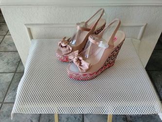 Betsey Johnson wedges size 8.5