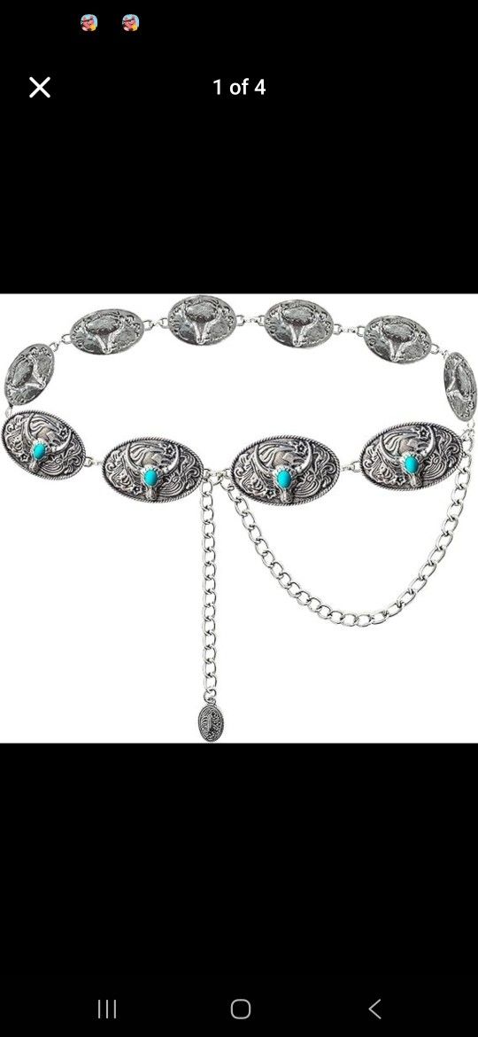 π€ Western Concho Chain Belt β Only $15! π€