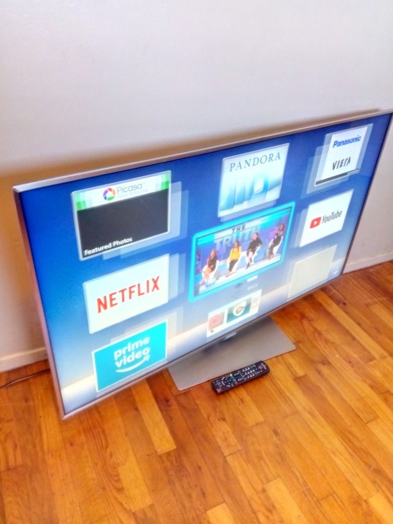 55" PANASONIC LED 3D HDTV 1080P, FREE DELIVERY Olympia turn on the