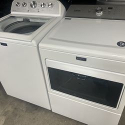 🧺 Like New Maytag HE Washer & Electric Dryer Set – SUPER CLEAN! 🧼