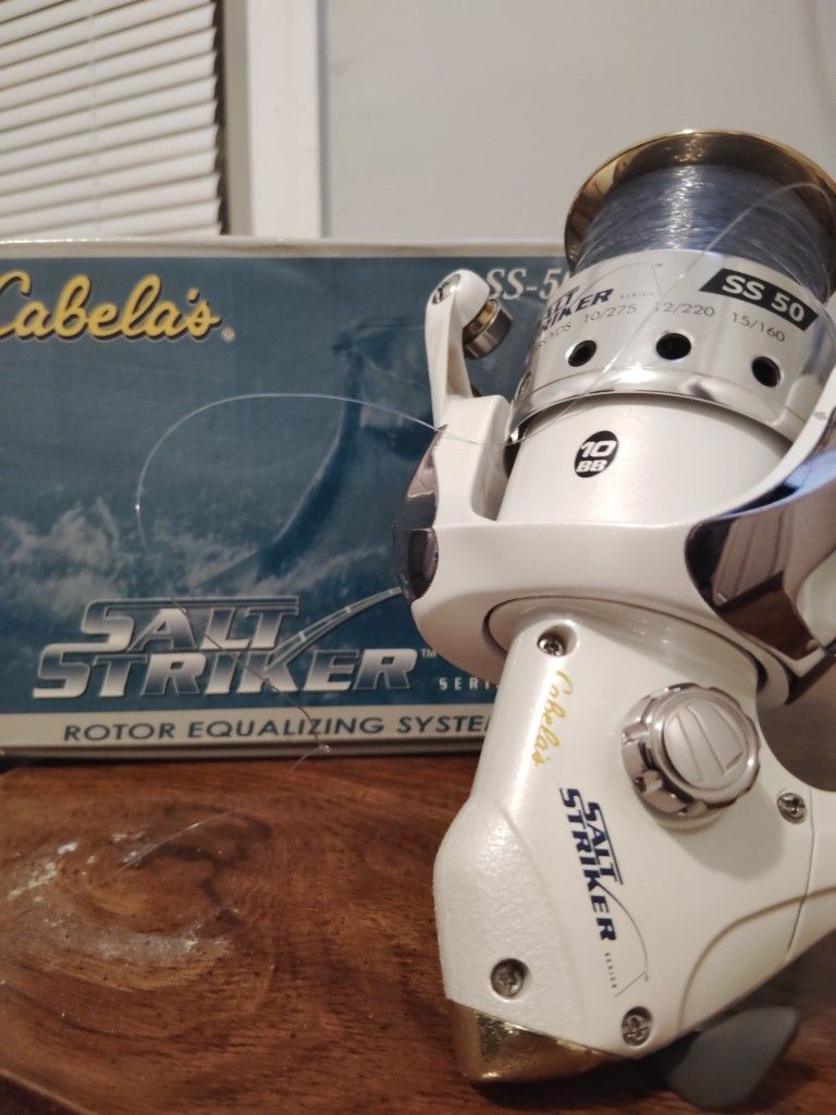 Cabela's Salt Striker Ss 50 Spinning Reel Perfect Condition Open To Offers
